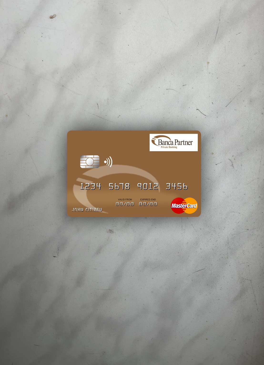 Download San Marino Banca Partner mastercard photolook front Photoshop template